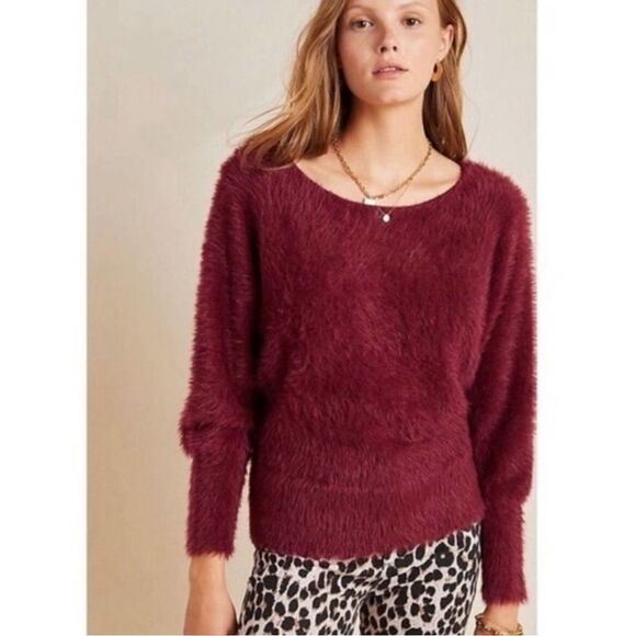 NEW Anthropologie eyelash ember dolman sleeve sweater - Picture 1 of 6